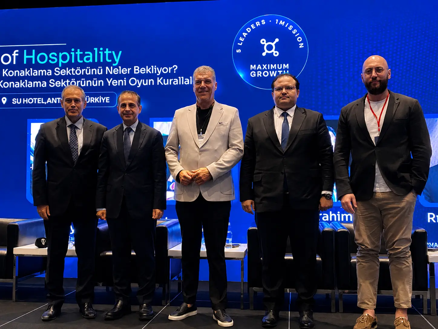 Panel 1 konuşmacıları: Yusuf Hacısüleyman, Erkan Yağcı, Uğursal Uğur, Dr. İbrahim Yavuz, Rıza Doruk Ercan