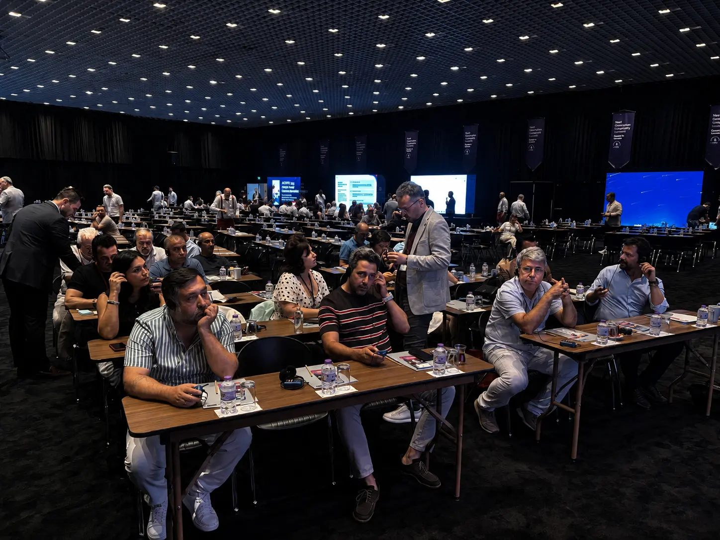 Eş zamanlı workshop turları ve 5 kanallı kulaklık sistemi